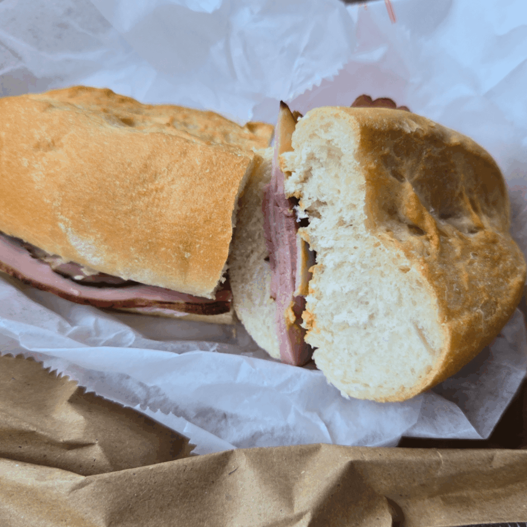 Black Forest ham sandwich from Schreiner's, Glendale