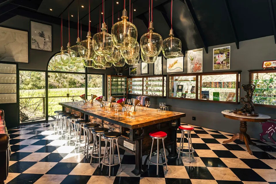 COURTESY OF BOEKENHOUTSKLOOF The tasting room at Boekenhoutskloof, where visitors enjoy an extensive 90-minute tasting