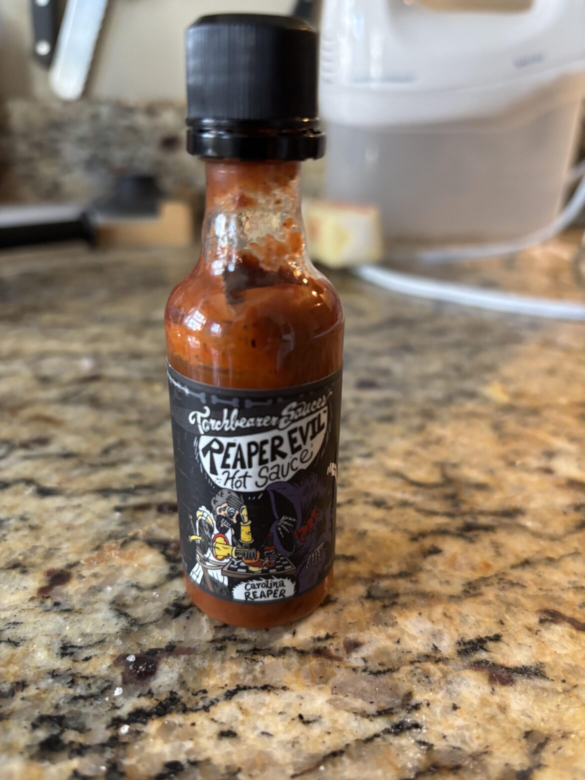 This sauce kicked my ass…wow. I had no idea torchbearer got this hot