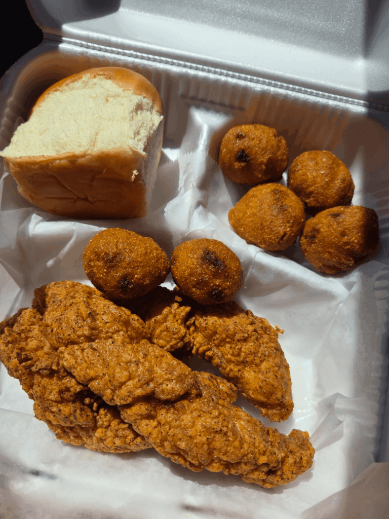 Fried snapper at Big Fish, Inglewood