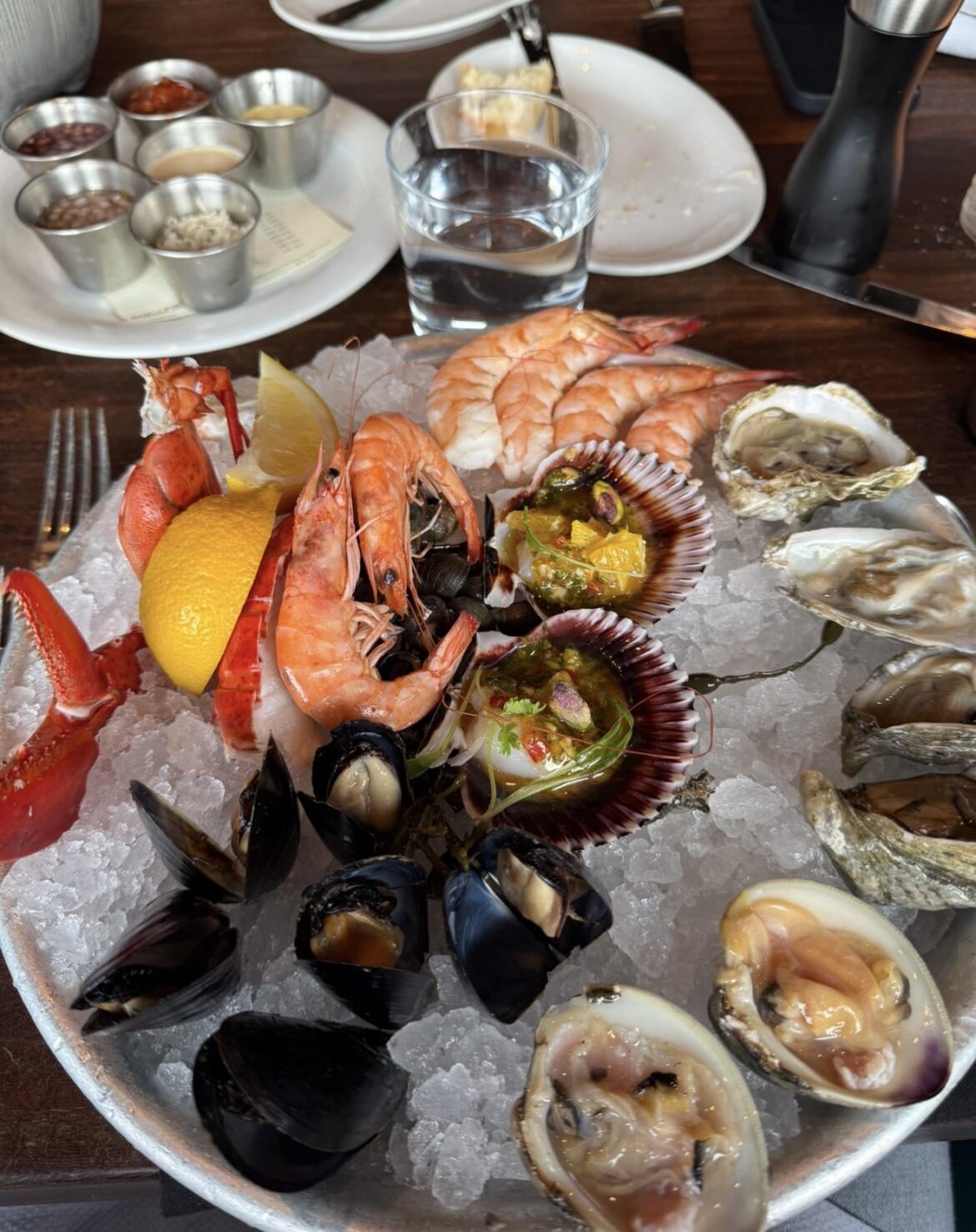 Seafood platter