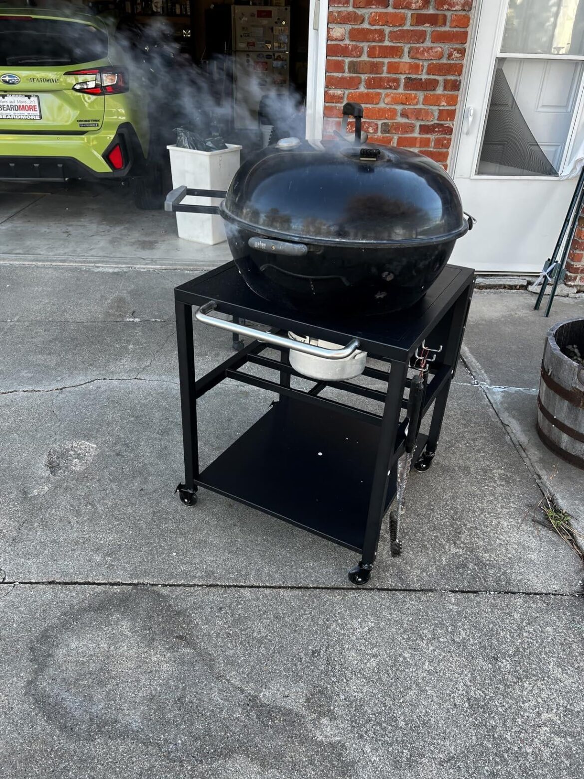 bought a new cart for my 26” Weber