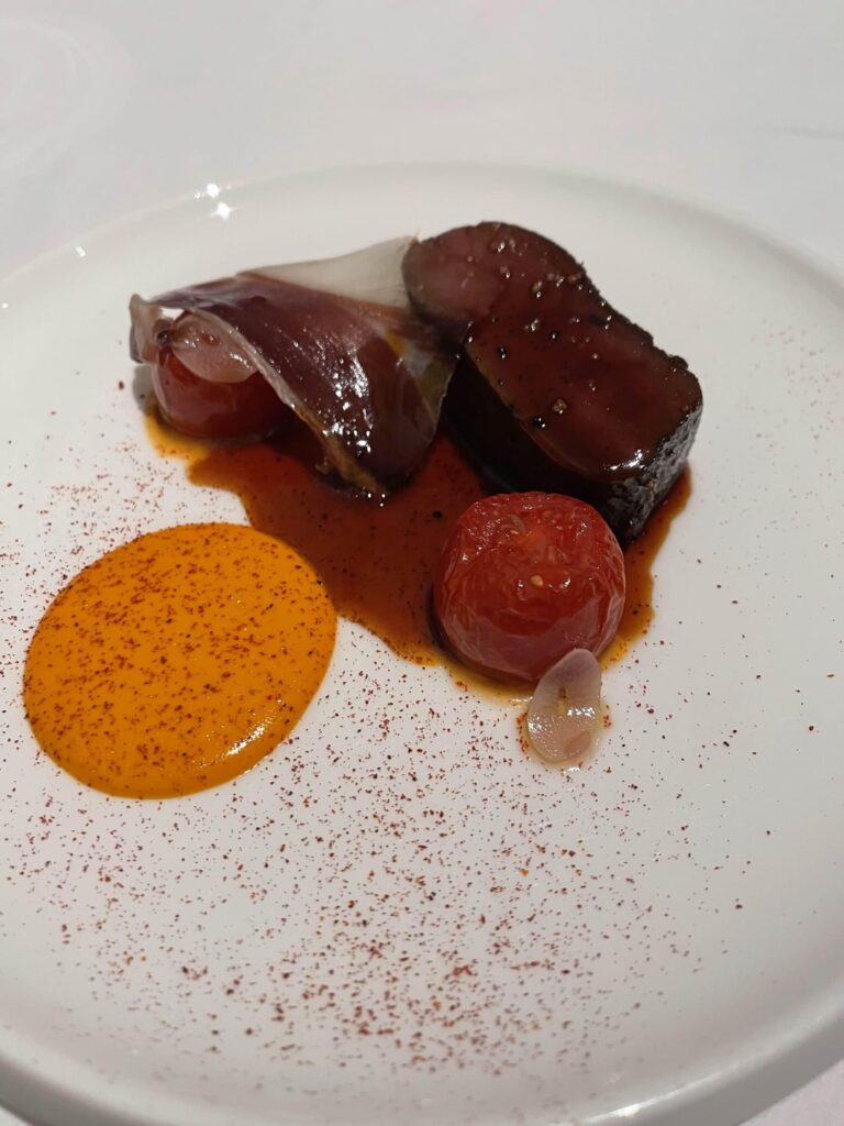 Two favorite dishes at The Modern