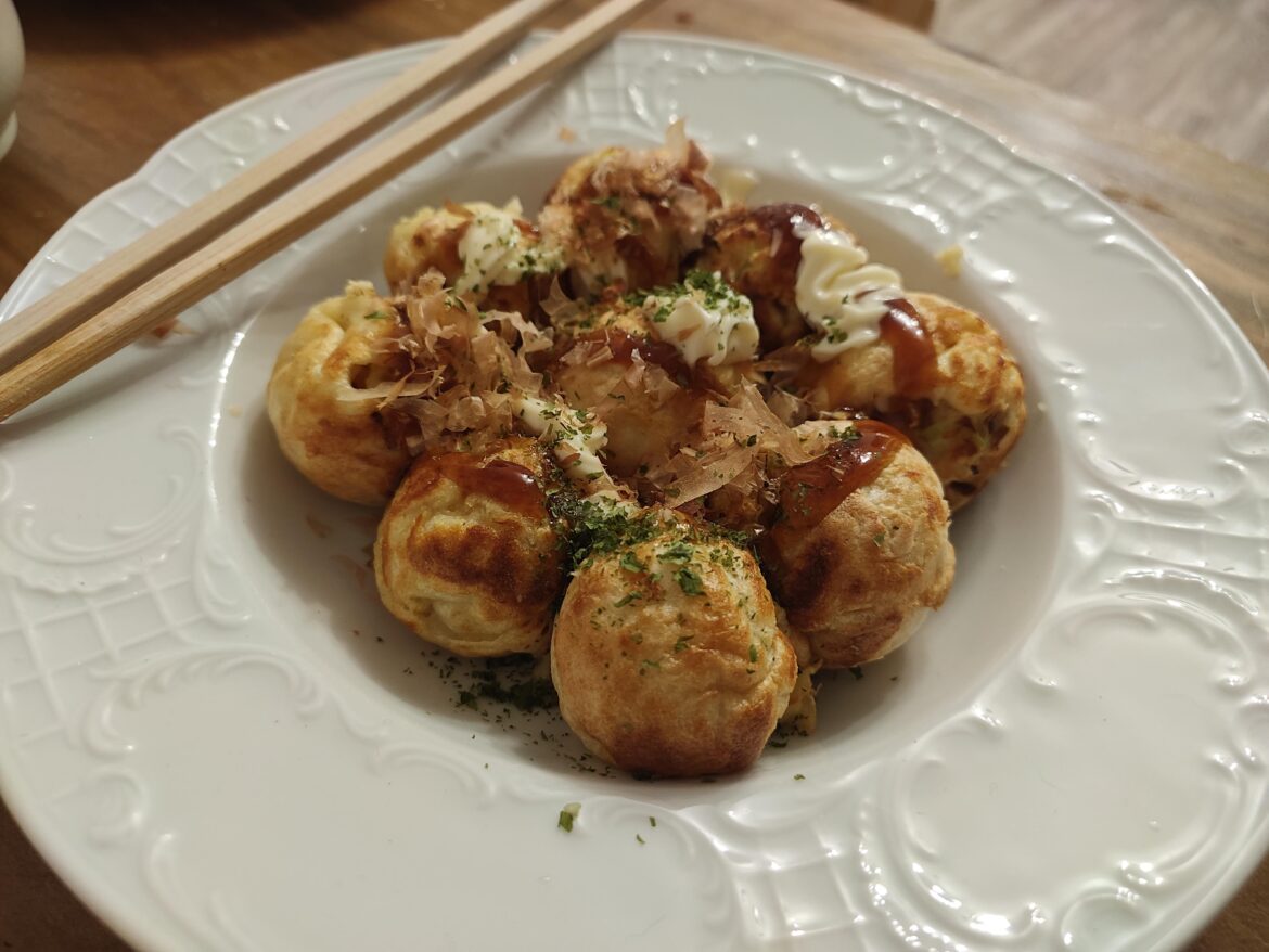 Homemade Takoyaki in Europe