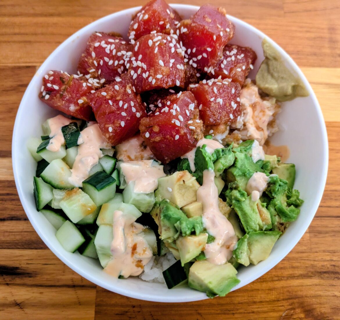 First Homemade Poke Bowl