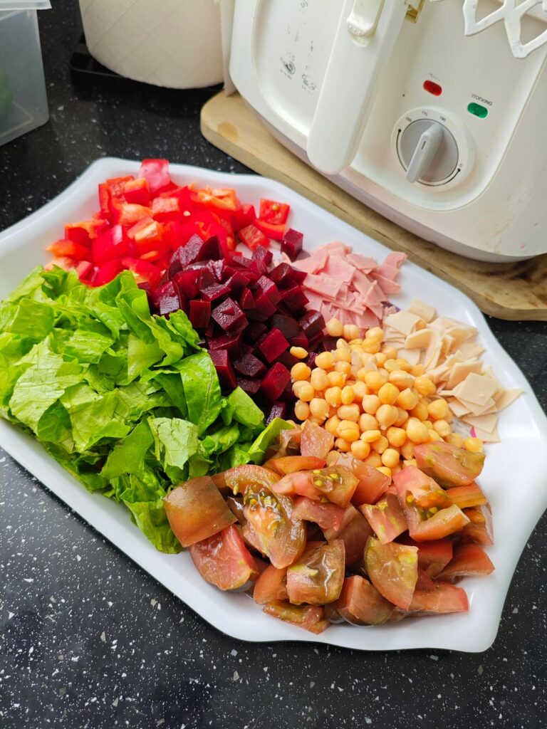 Inspired by one of you to make a colorful salad