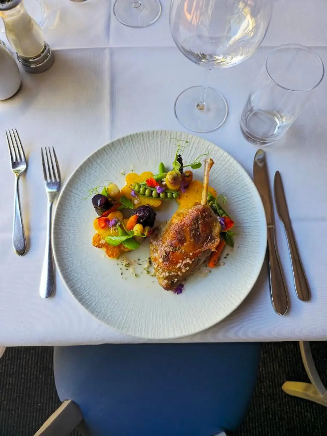 Mille Fleurs in Rancho Santa Fe featuring their Traditional Duck Confit