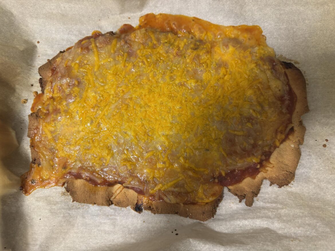 I decided to try my hand at making pizza again, and it somehow went worse...