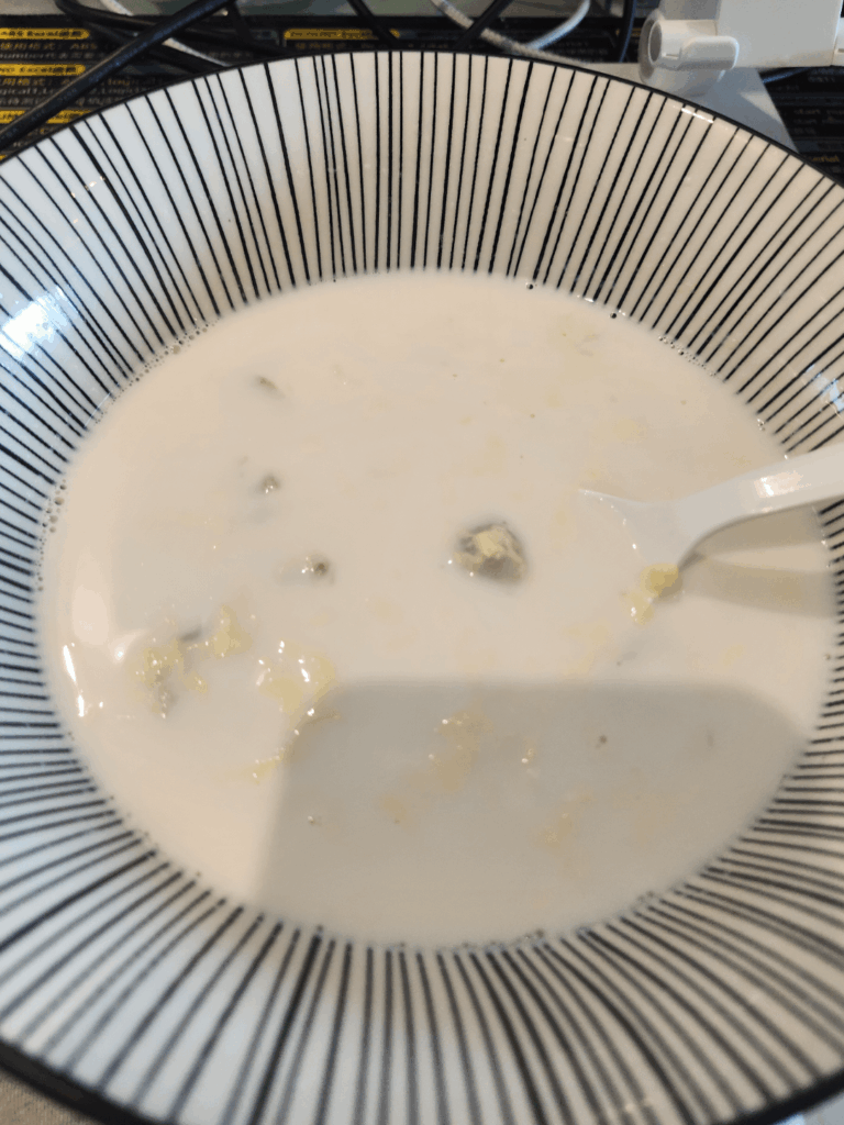 Hear me out... banana egg drop soup