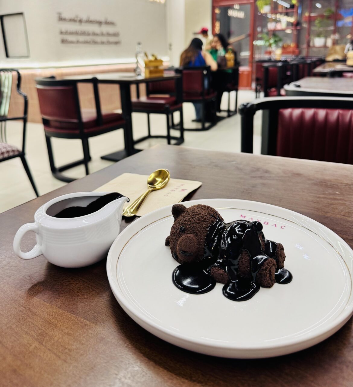 [I ate]Teddy bear mousse cake