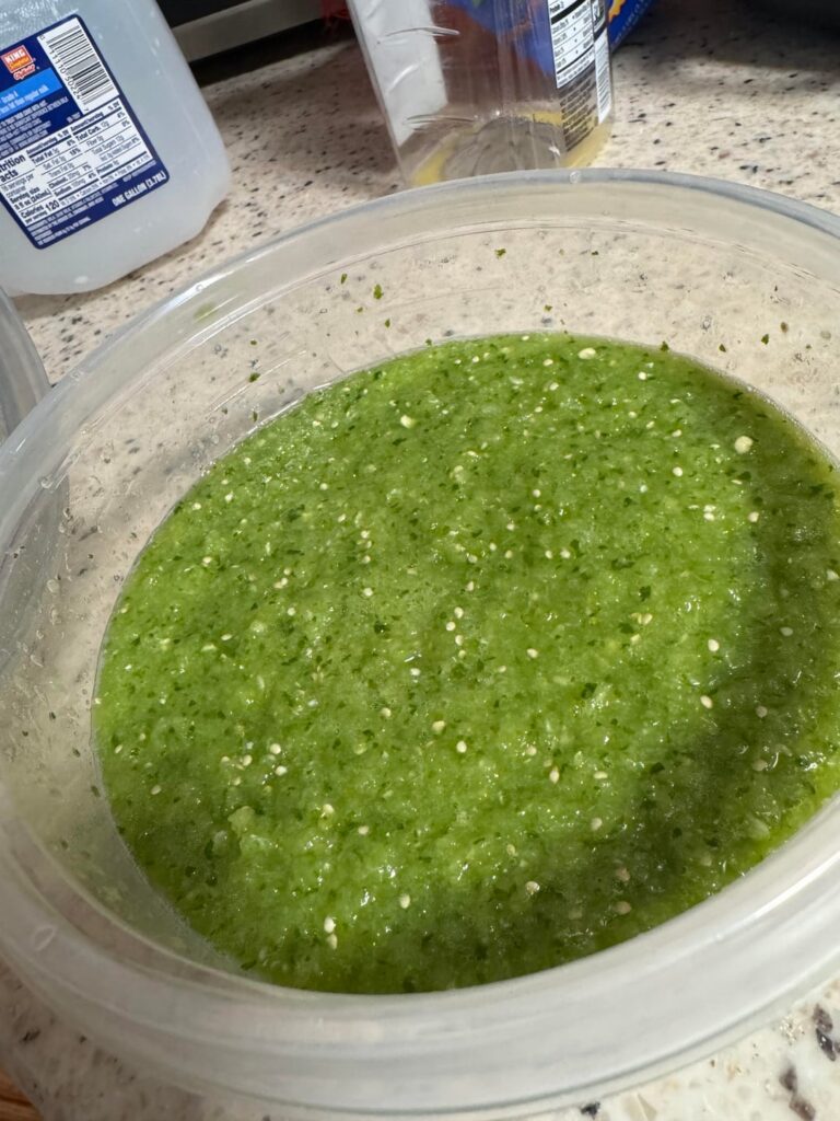 this punchy verde just made my dinner!