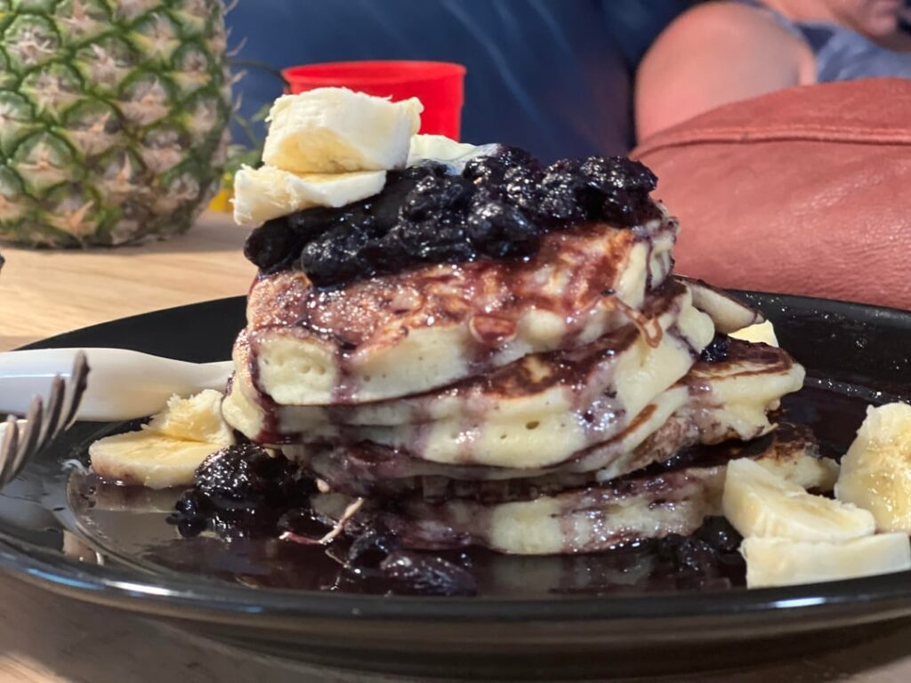 Blue berry Banana Pancakes