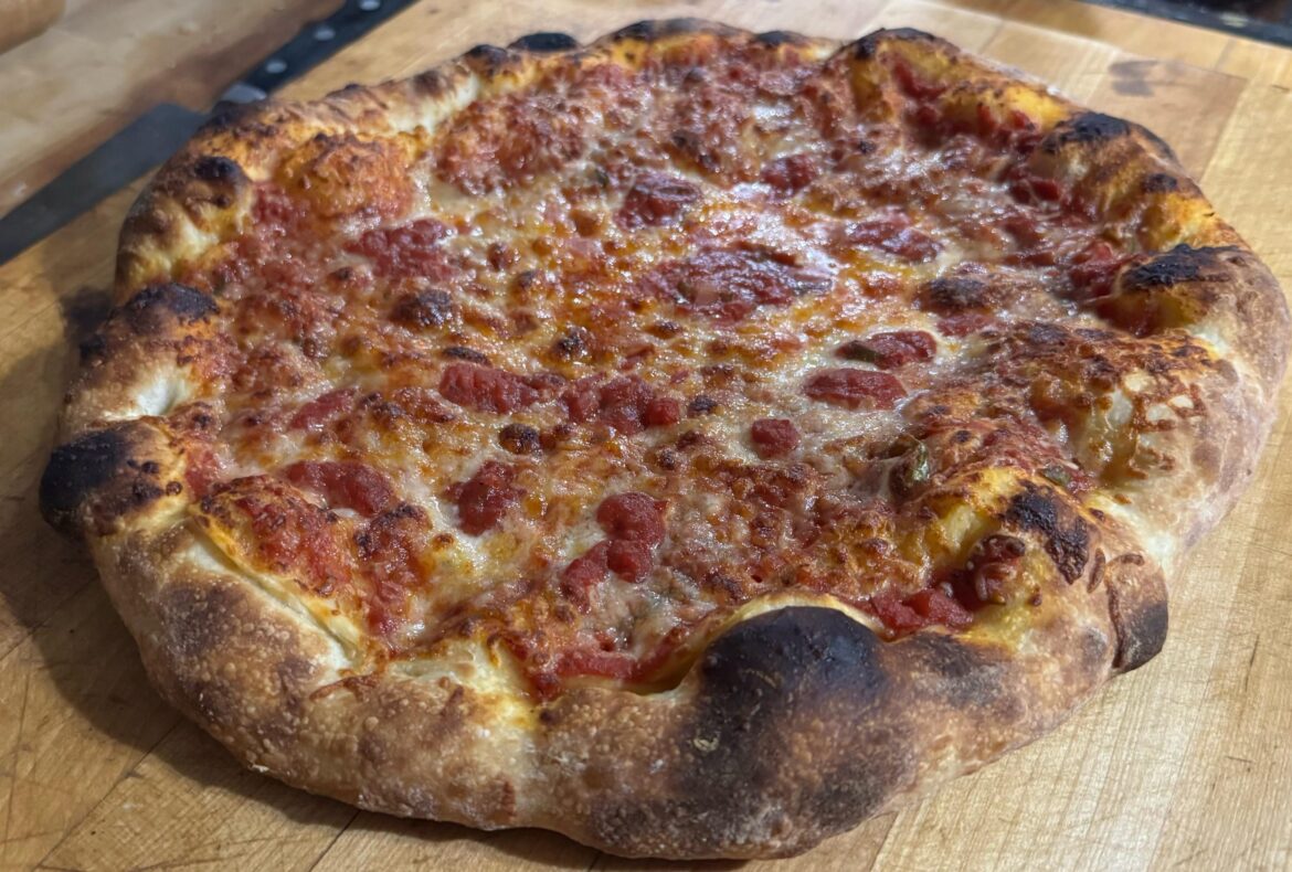 Last Nights Pie. 72hr cold Ferment, Baking Steel, and 550*F Convection