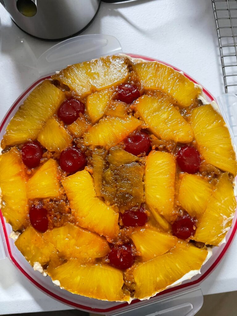 Pineapple Upside Down Carrot Cake