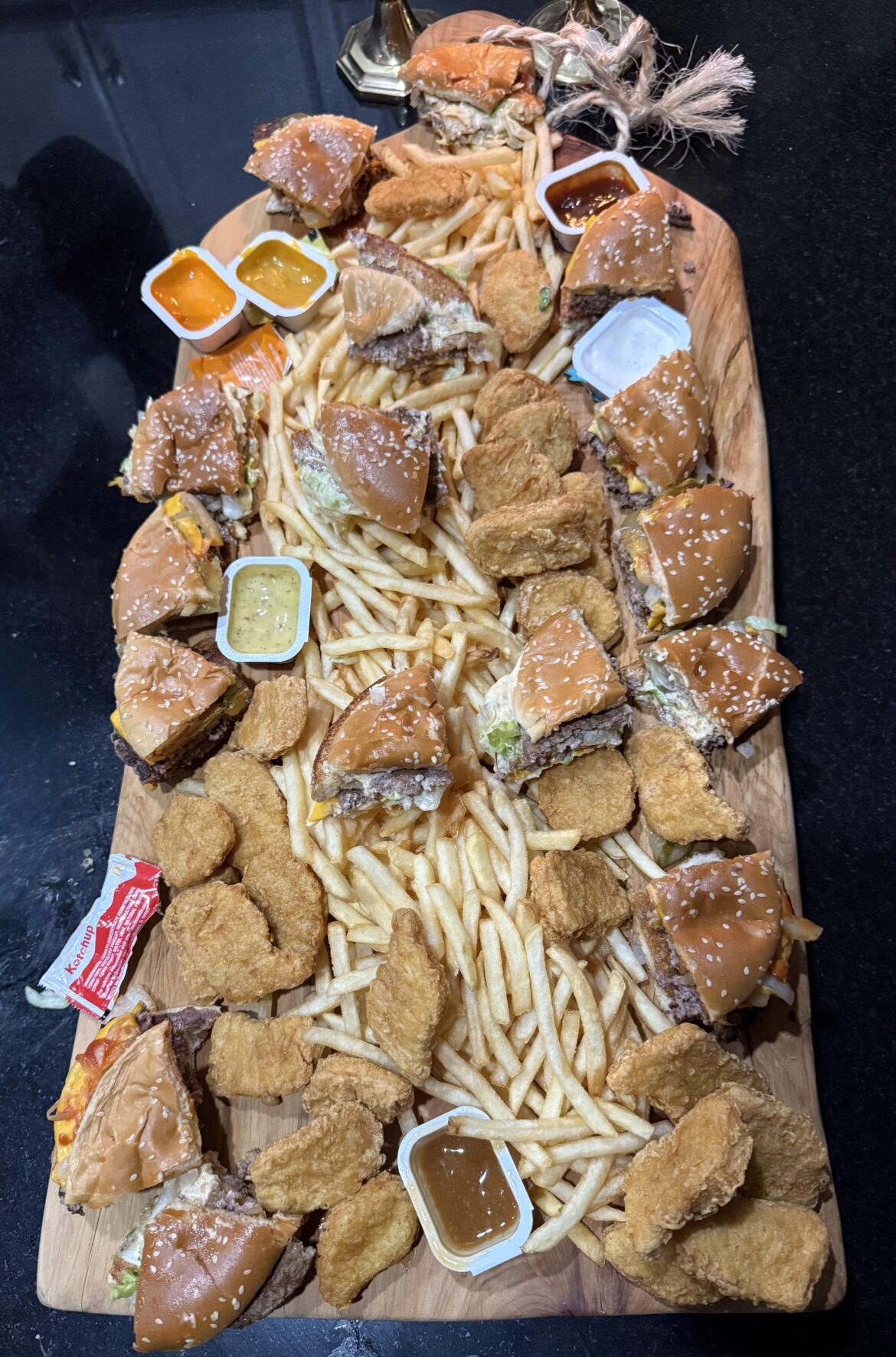 McDonald’s Charcuterie Anybody! Perfect Monday night football snack.