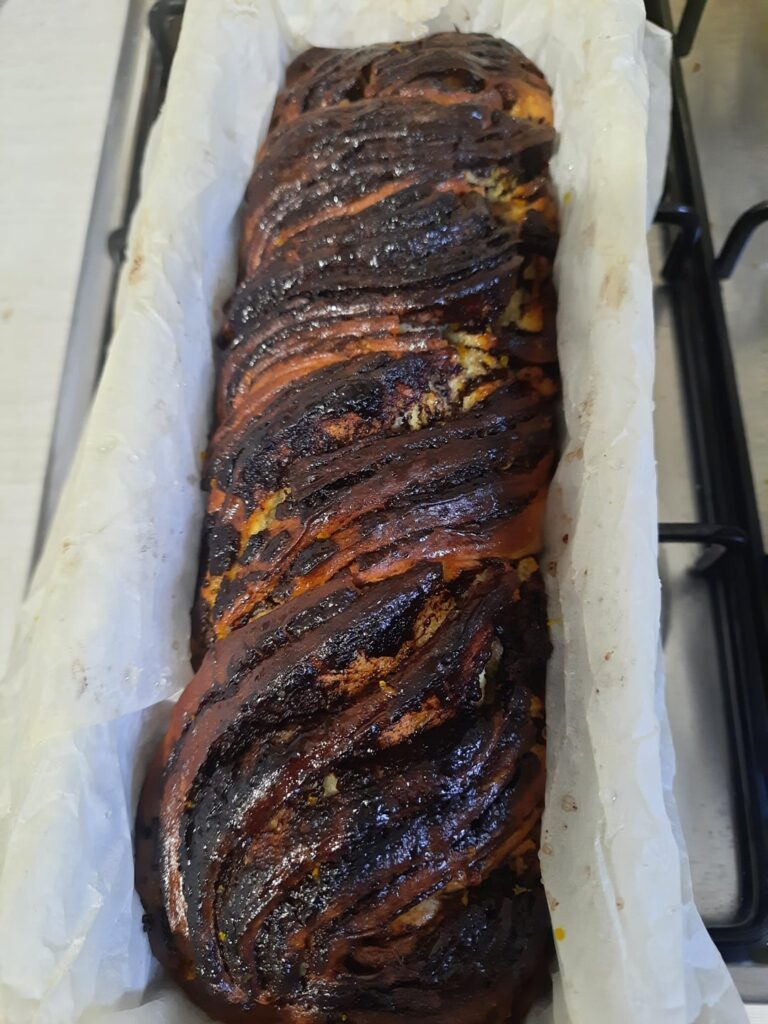 Chocolate Babka for Christmas