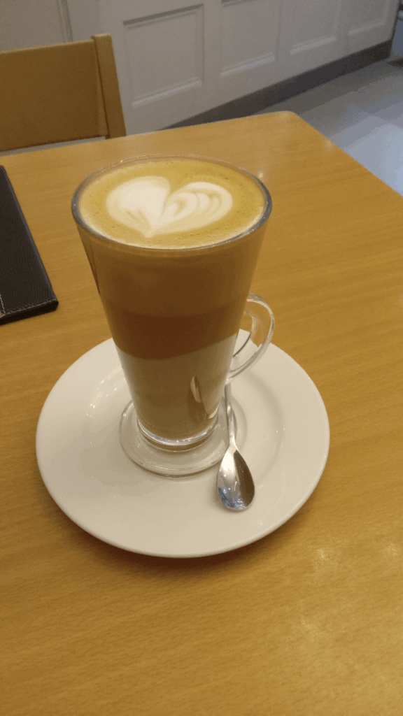 My coffee this morning from the Art of coffee in Dublin