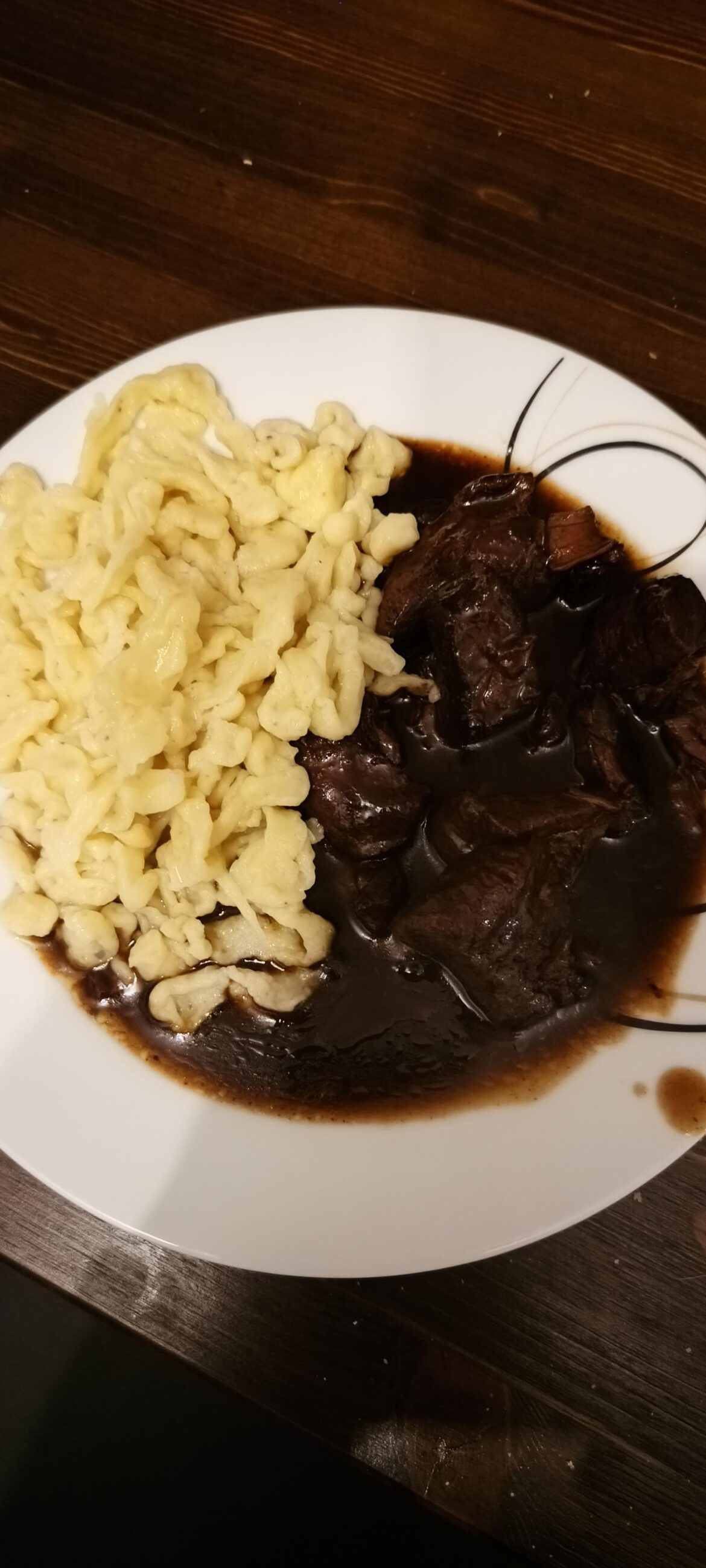 Venison Goulash with Spätzel