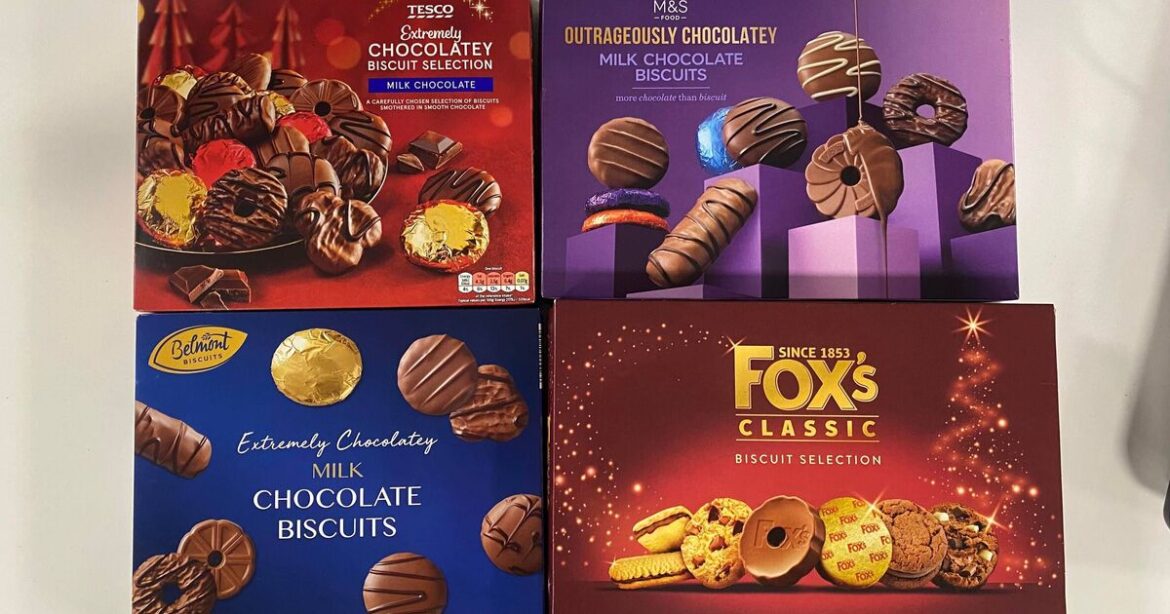 I compared Aldi, Tesco and M&S Christmas biscuits — 1 is better than Fox's