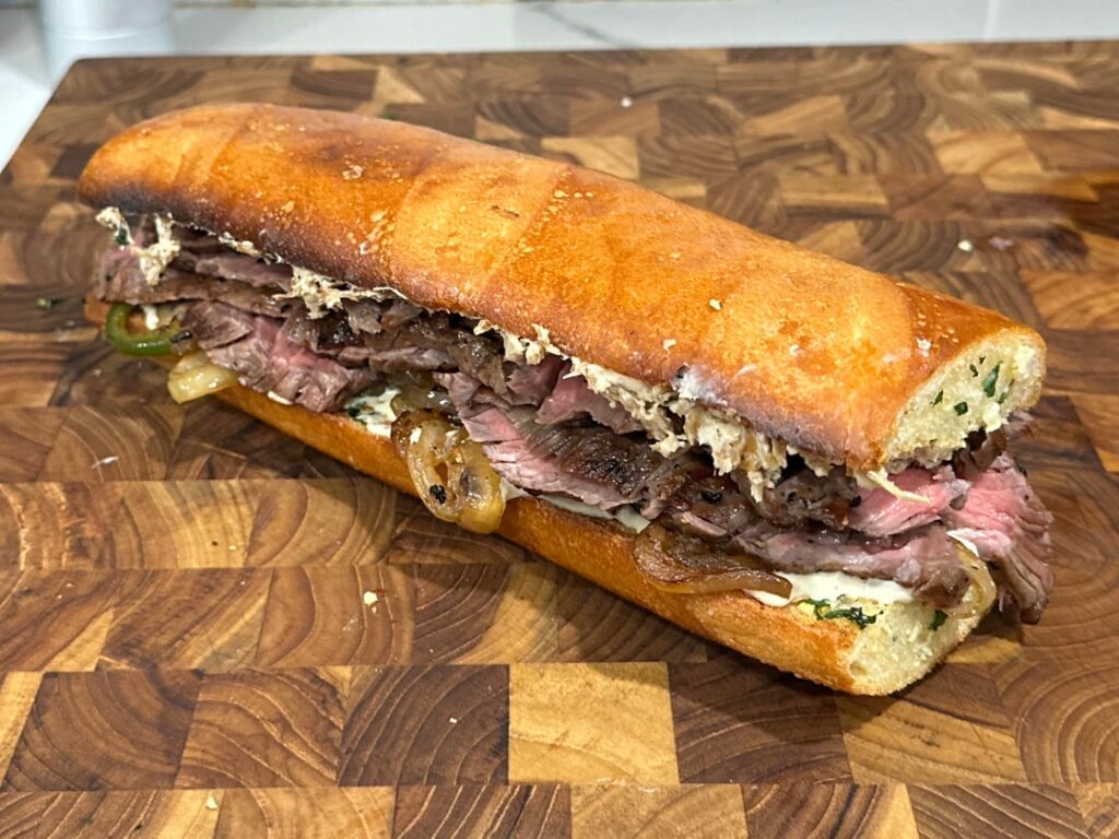[homemade] steak sandwich