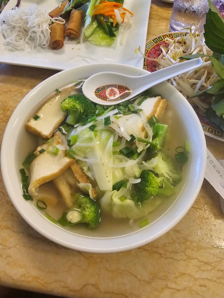 Tofu veggie pho! Tofu veggie pho!