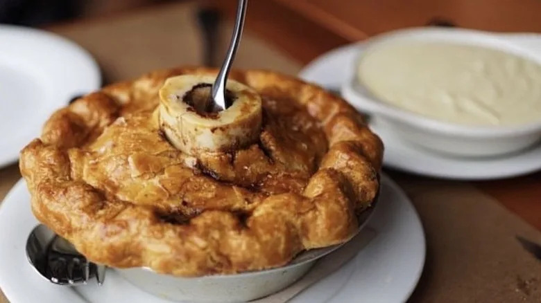 Bone marrow pie at Chi Spacca