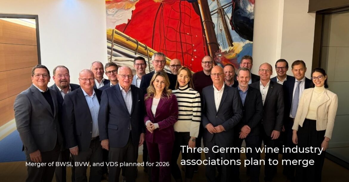 Three German wine industry associations plan to merge