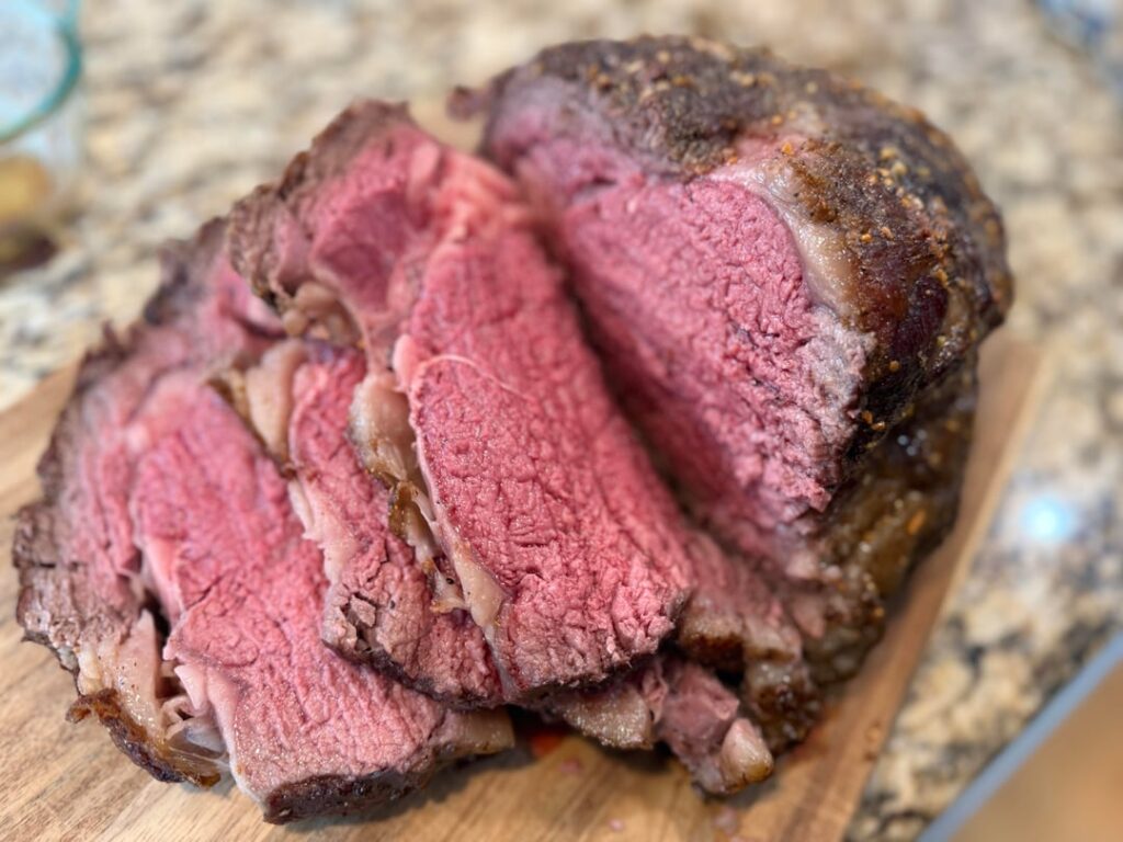 My attempt at Christmas prime rib