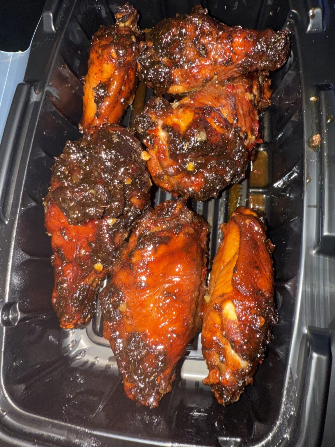 Honey jerk chicken wings from status Hollywood