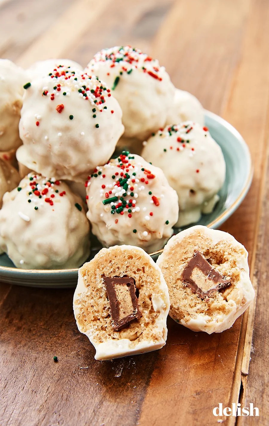 rice krispie snowballs