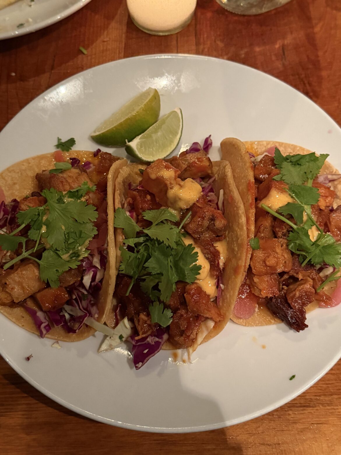 pork belly tacos