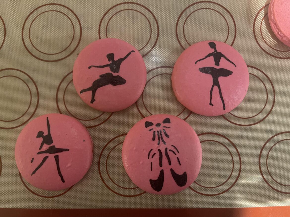 Dance show themed macarons