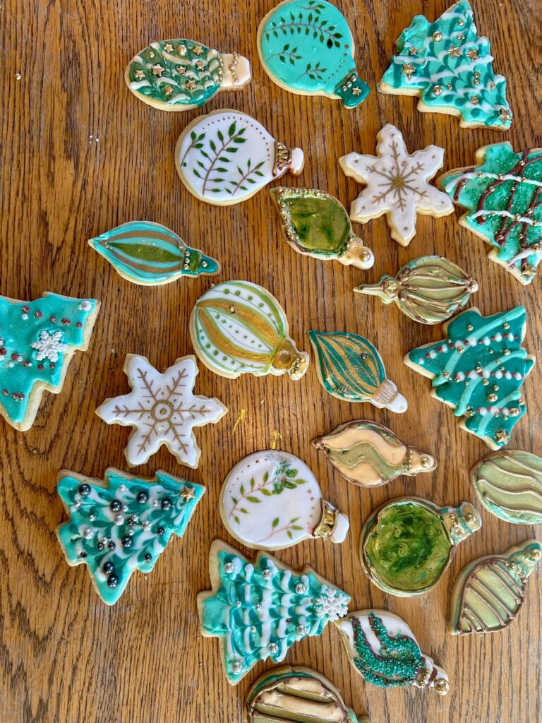 First attempt at fancy Christmas cookies