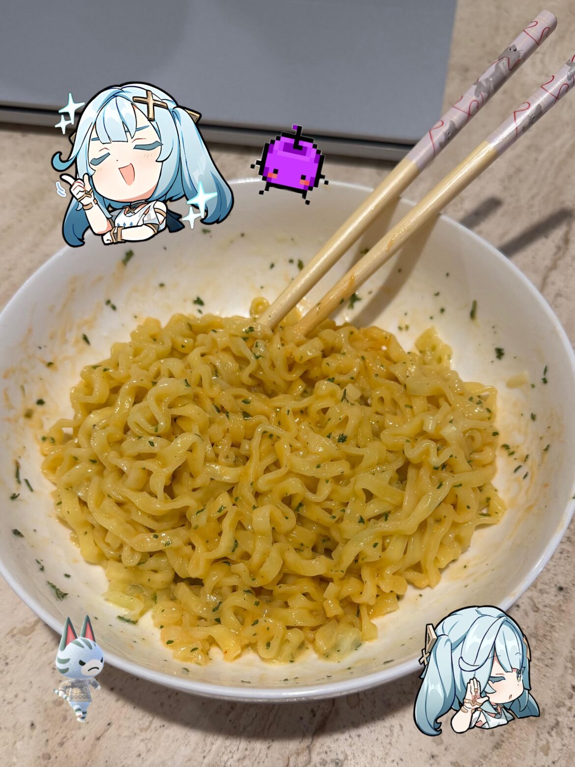 510 cals buldak carbonara