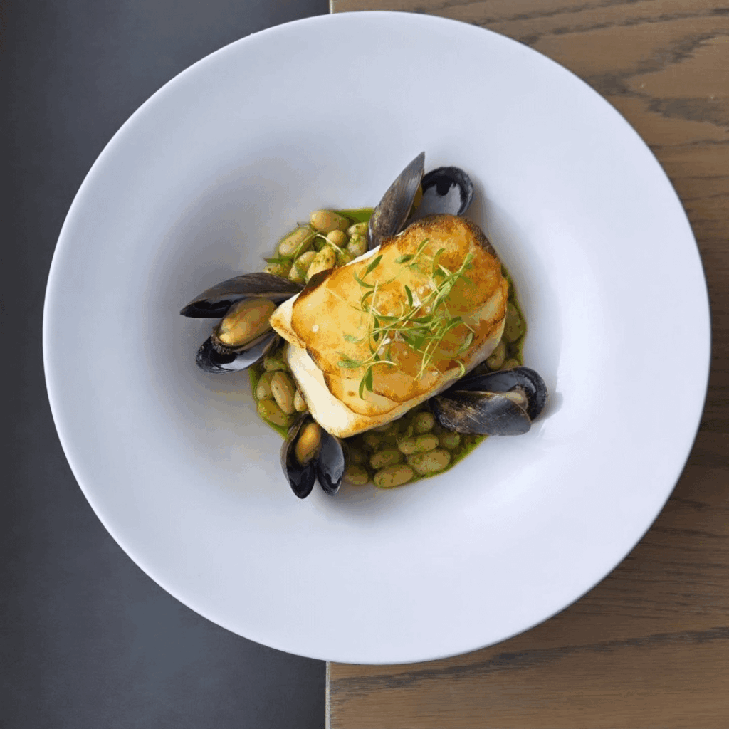 Potato crusted Sea Bas