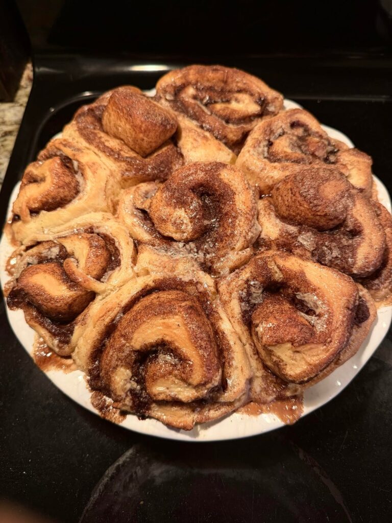 It wouldn’t be Christmas morning without Homemade Cinnamon Rolls!
