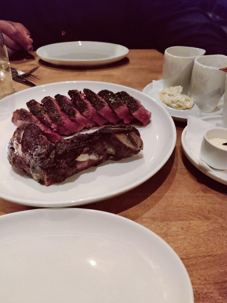 Anniversary dinner at Boeufhaus