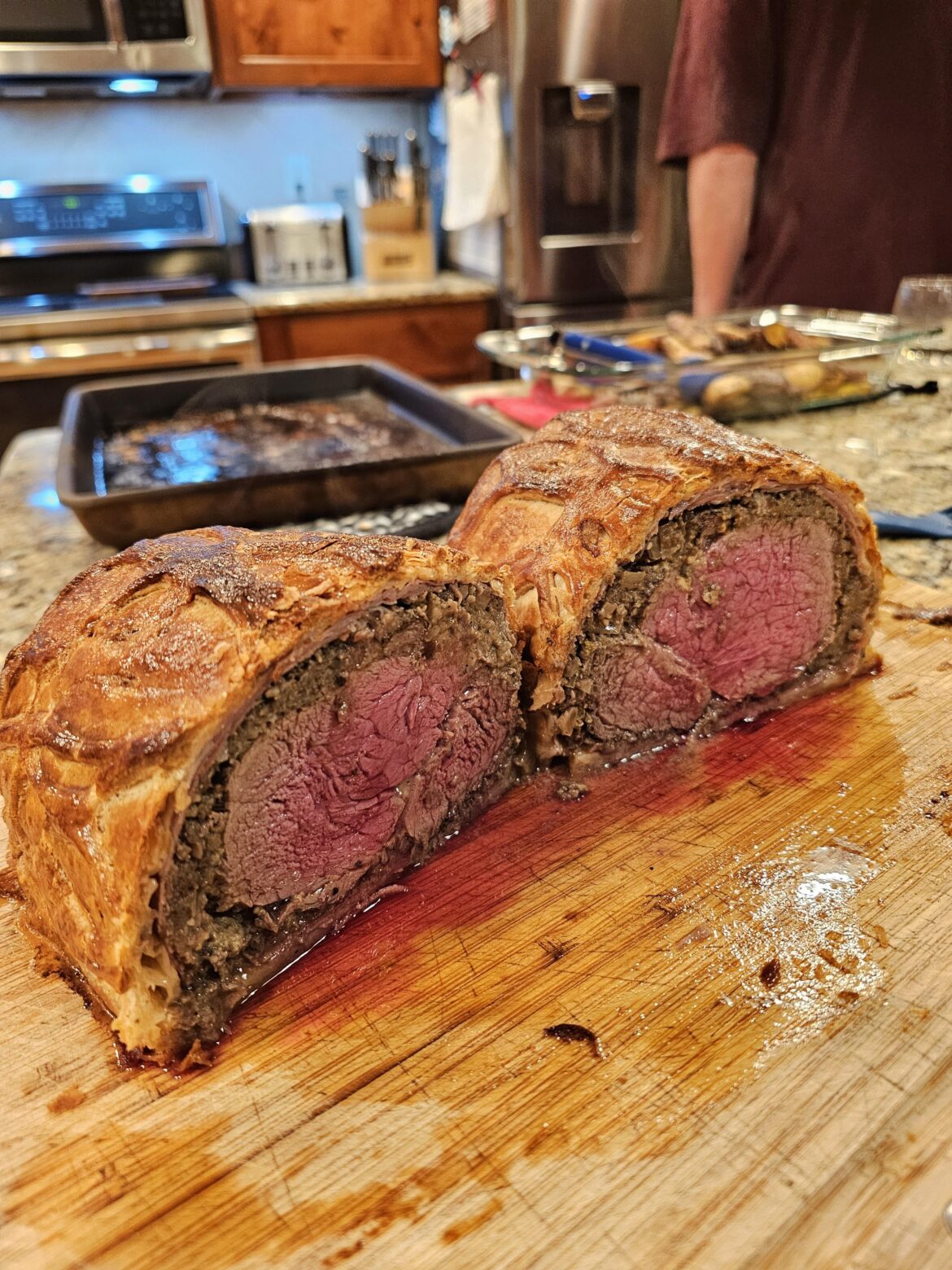 [homemade] I made a beef Wellington for the first time