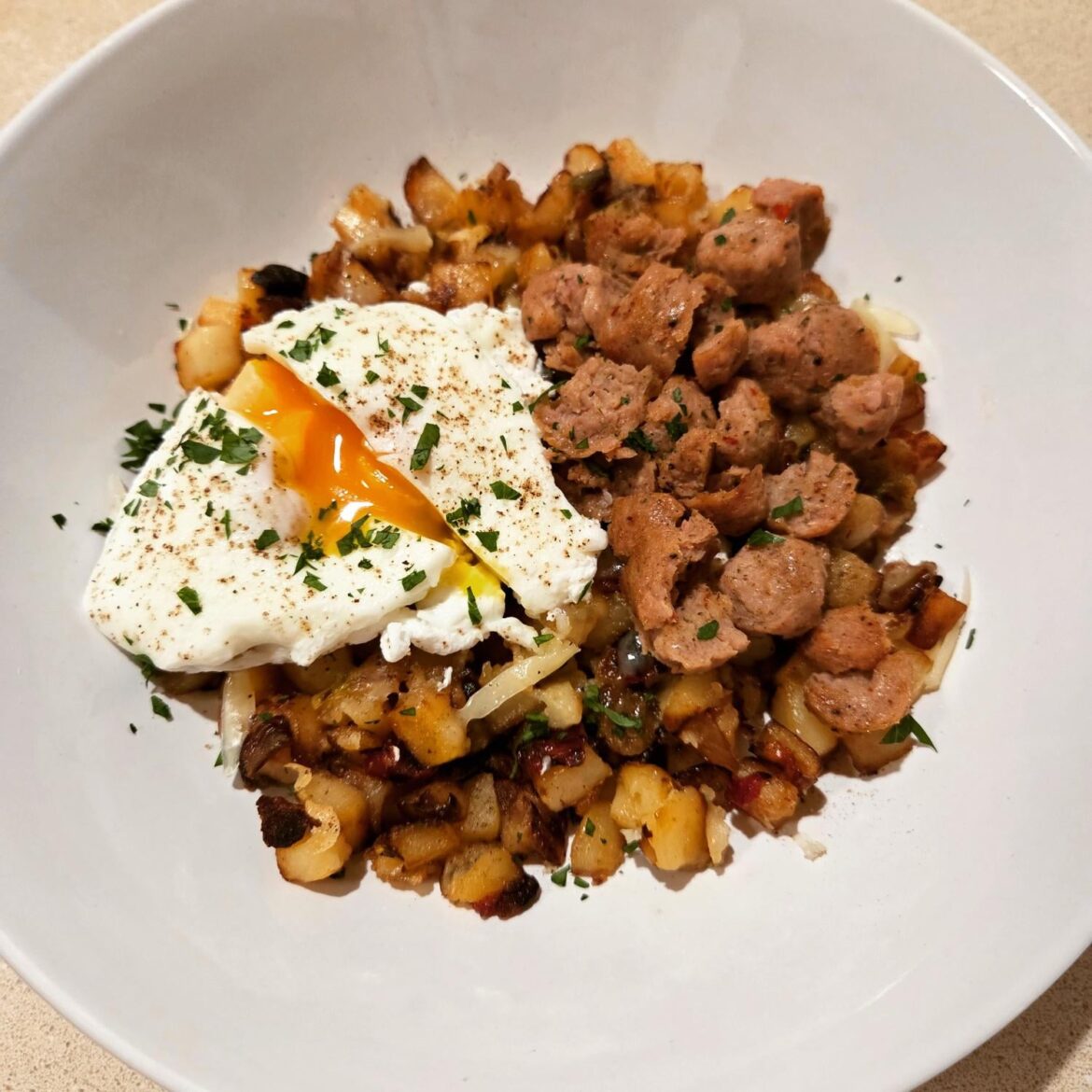 First homemade breakfast bowl.