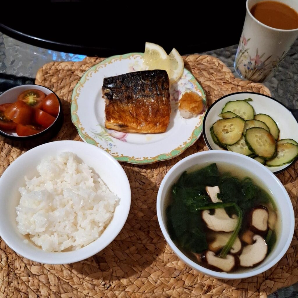 mackerel set for dinner