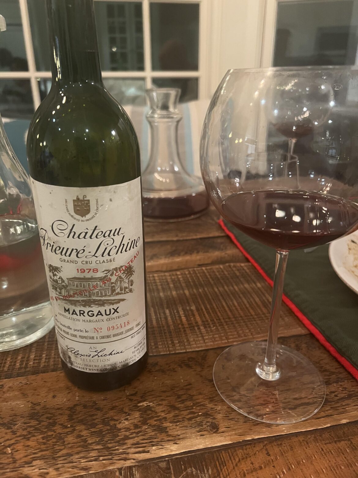 Dad opened when I got back from abroad