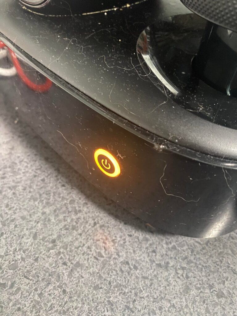 On light went from green to yellow