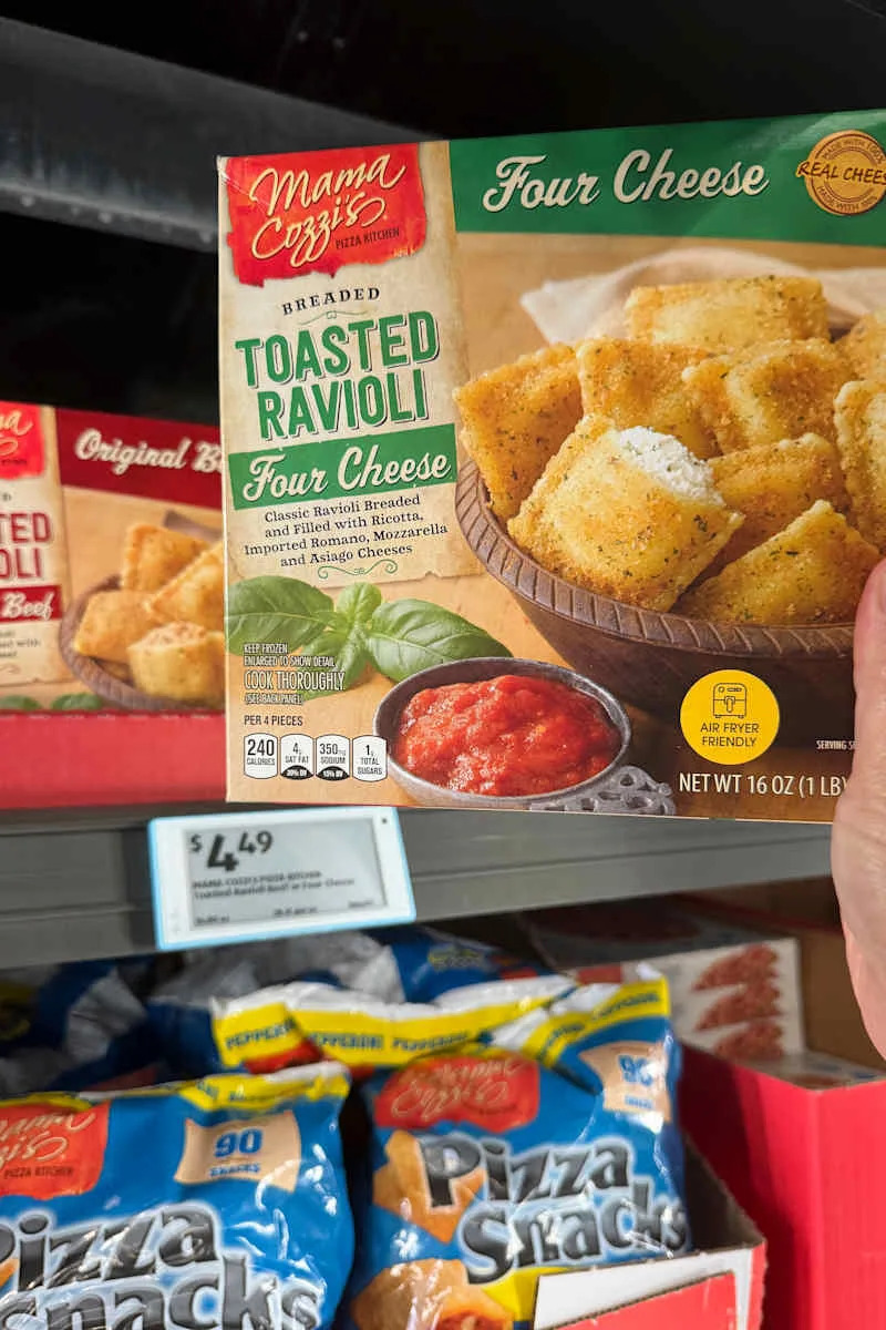 Toasted ravioli four cheese.