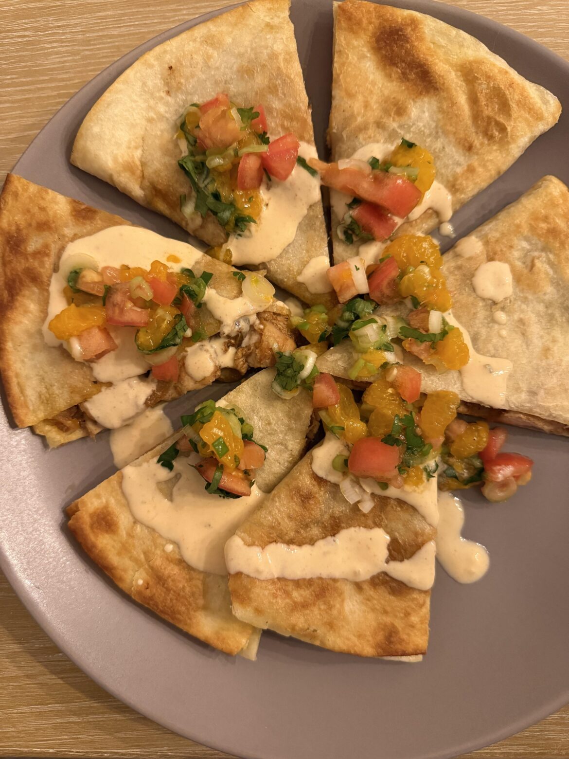 Southwest chicken quesadillas were fireee 🔥