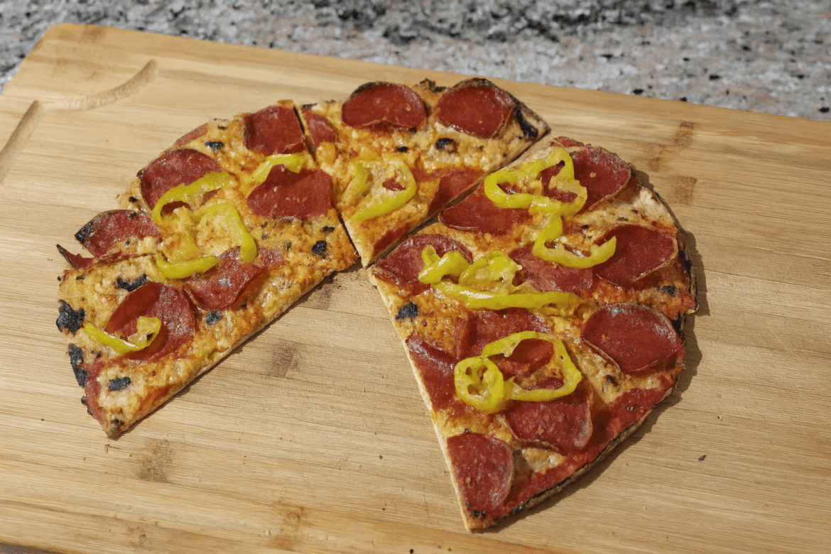280 Kcal High Protein and Fiber Pizza