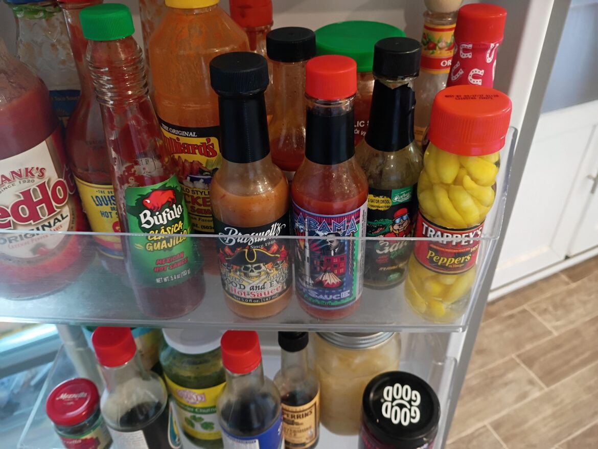 Just an average fridge shelf