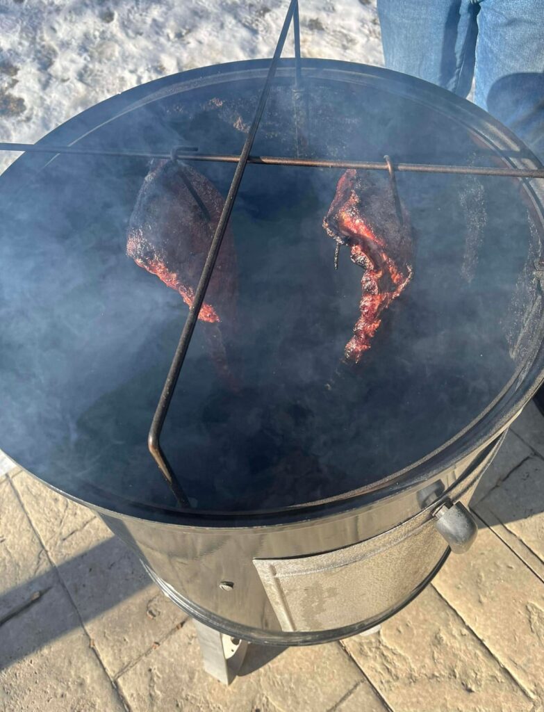 First time smoking ribs