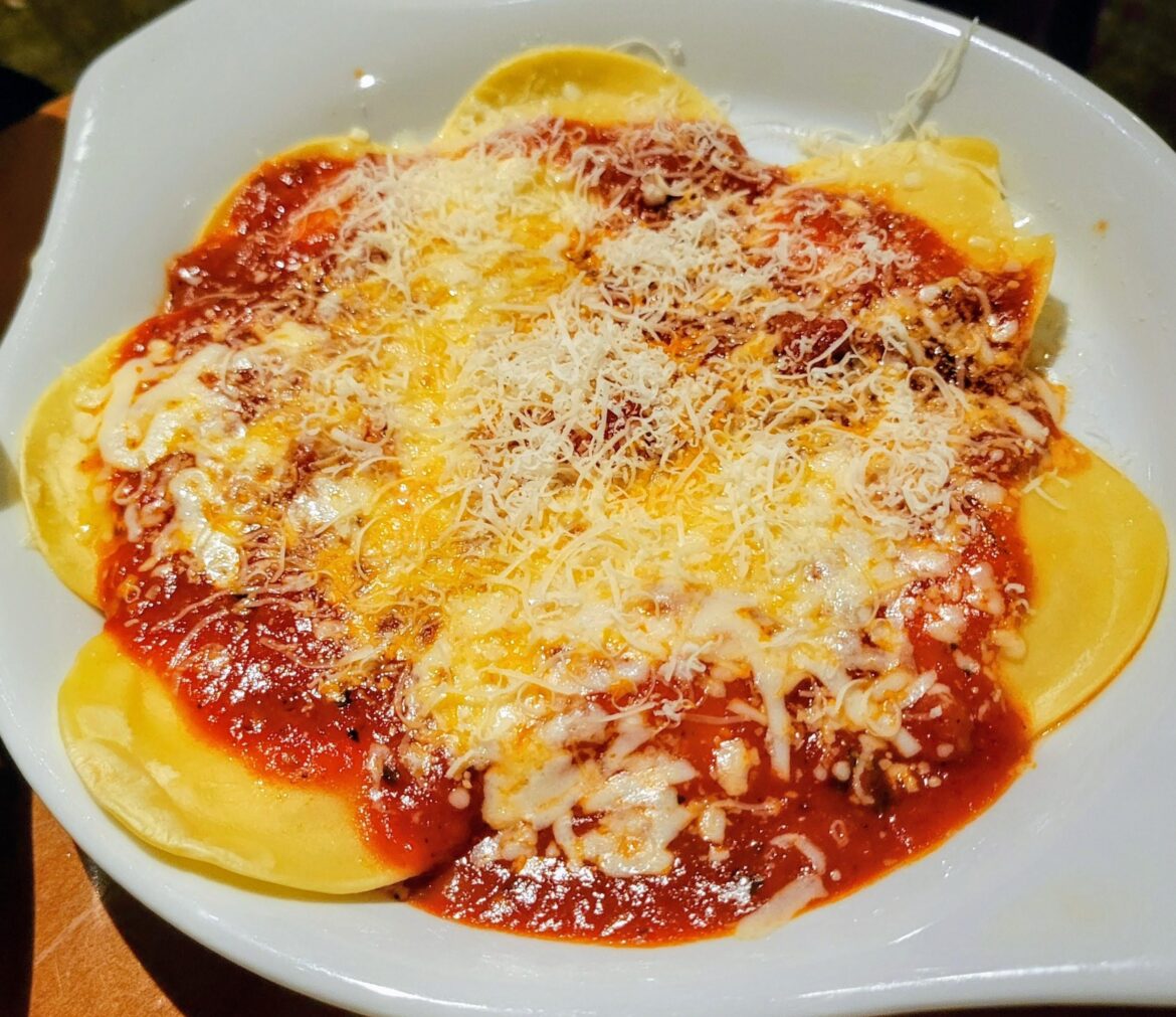 Cheese ravioli