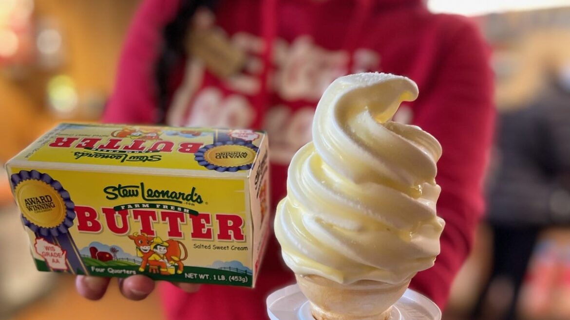 See viral video of Stew Leonard’s butter-dipped ice cream cone See viral video of Stew Leonard's butter-dipped ice cream cone