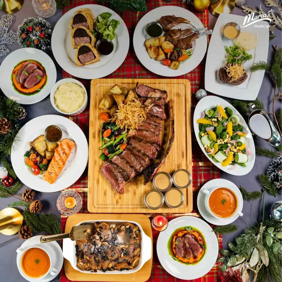 Maria’s SteakCafe - Christmas menu